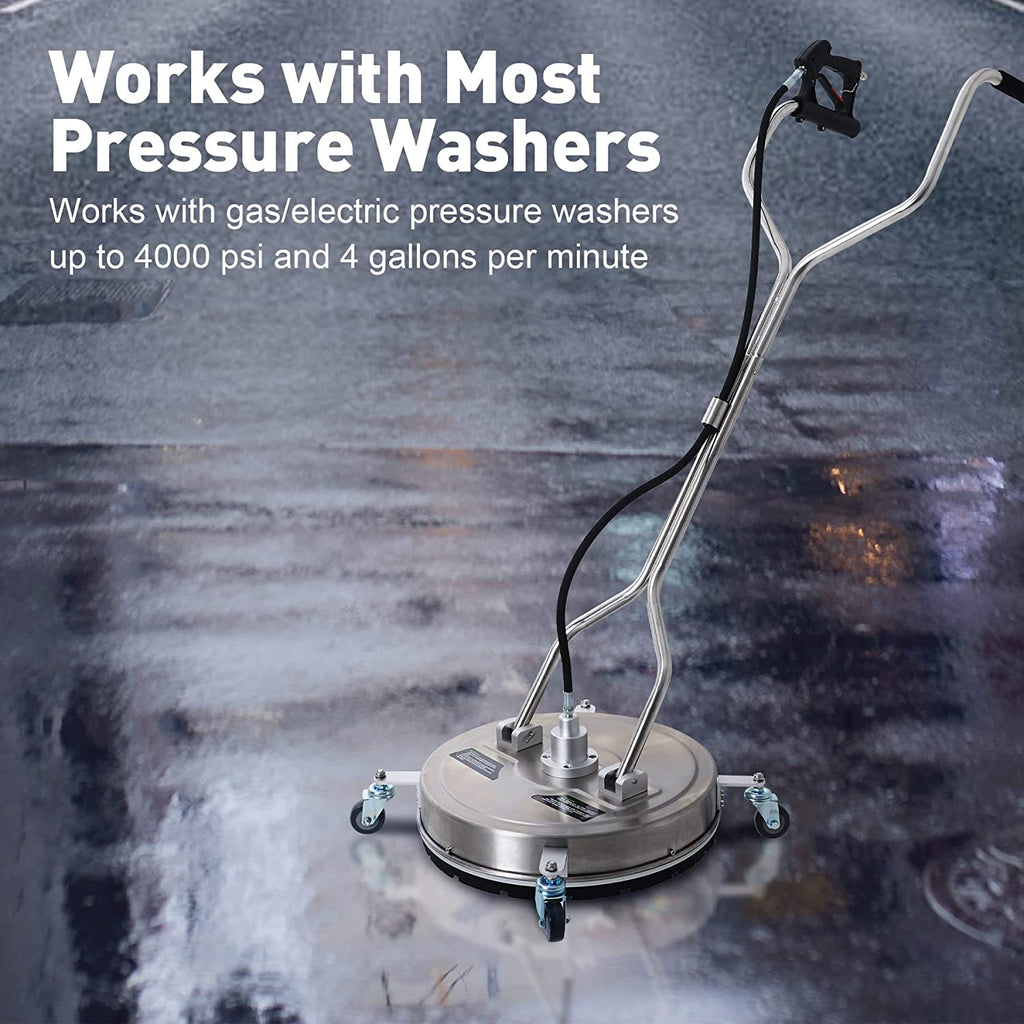 20-Inch Pressure Washer Surface Cleaner with Wheels – Ledivy™