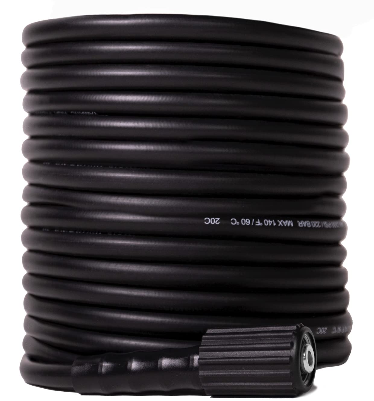 Waspper 3200 PSI 50FT x 1/4 Inch Pressure Washer Hose - M22 x 14MM Replacement Hose - Electric Pressure Washer Hose - Gas Power Washer Hose - Fits Most: Ryobi, Karcher, Generac, Honda & Many More 50 Feet